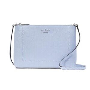 New Kate Spade Leila Crossbody Pebble Leather Serenity